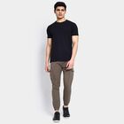 Men's Slim Fit Casual Trousers , Olive, small image number null